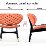 Armchair Da Cao Cấp Nhập Khẩu MyChair SF835