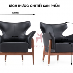 Armchair Da Cao Cấp Nhập Khẩu MyChair SF835