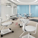 Ghế Đào Tạo Có Bàn Viết Cao Cấp MyChair TN831D