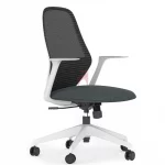 Ghế Xoay Lưới Nỉ Cao Cấp Nhập Khẩu MyChair FM113BW