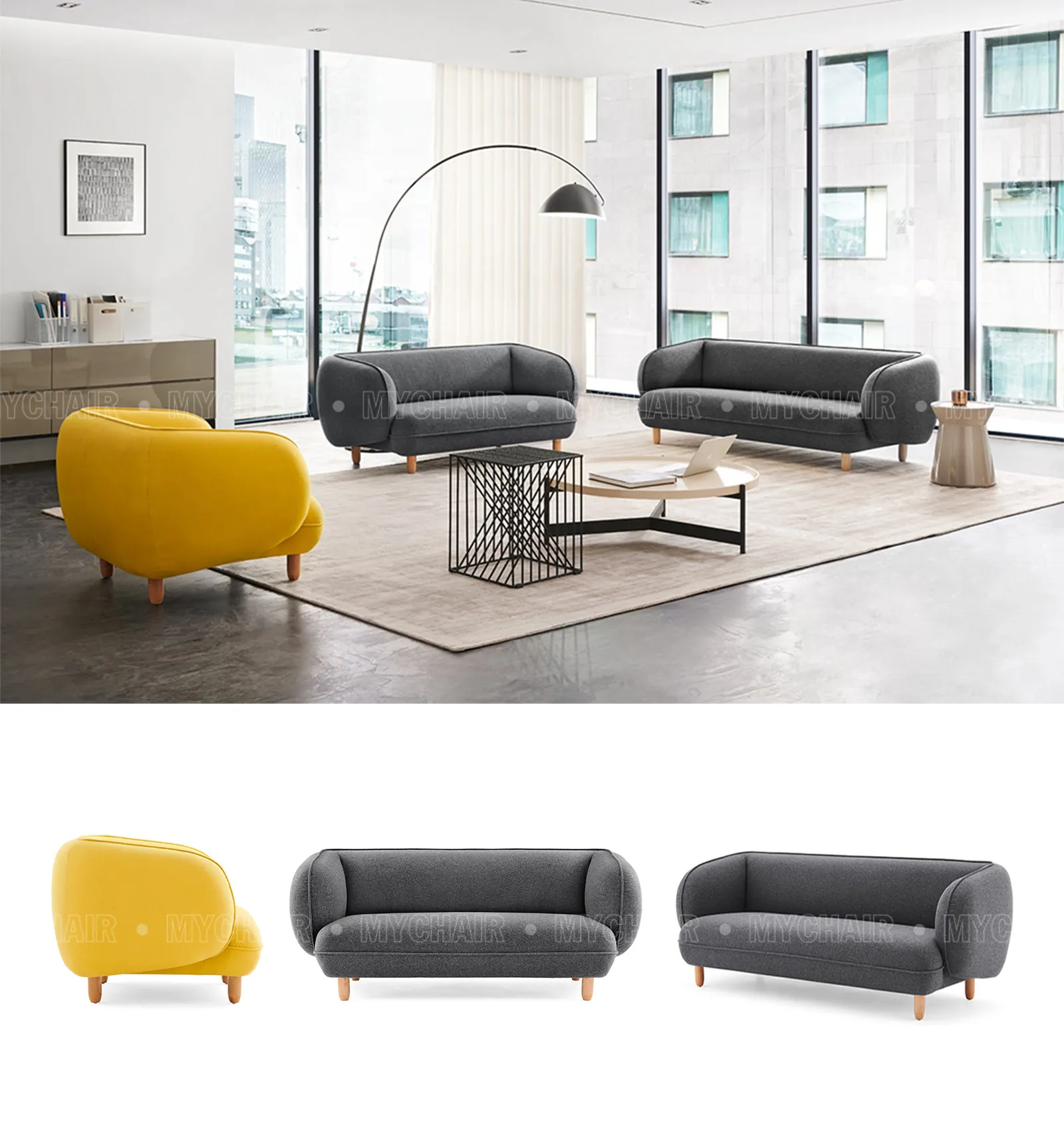 Bộ Sofa Vải Cao Cấp Nhập Khẩu MyChair SF023