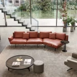 Sofa Da Cao Cấp Nhập Khẩu Góc MyChair SF015-3G