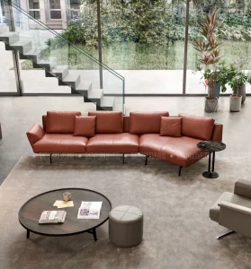 Sofa Da Cao Cấp Nhập Khẩu Góc MyChair SF015-3G
