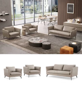 Bộ Sofa Da Cao Cấp Nhập Khẩu MyChair SF017 - Da Bò Italia
