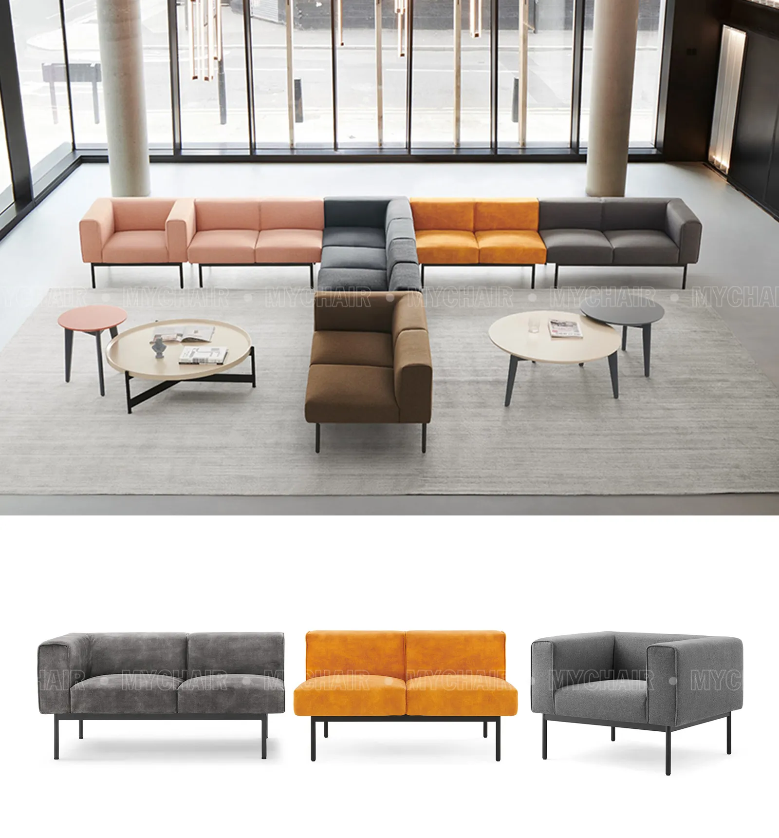 Bộ Sofa Vải Nỉ Cao Cấp Nhập Khẩu MyChair SF021