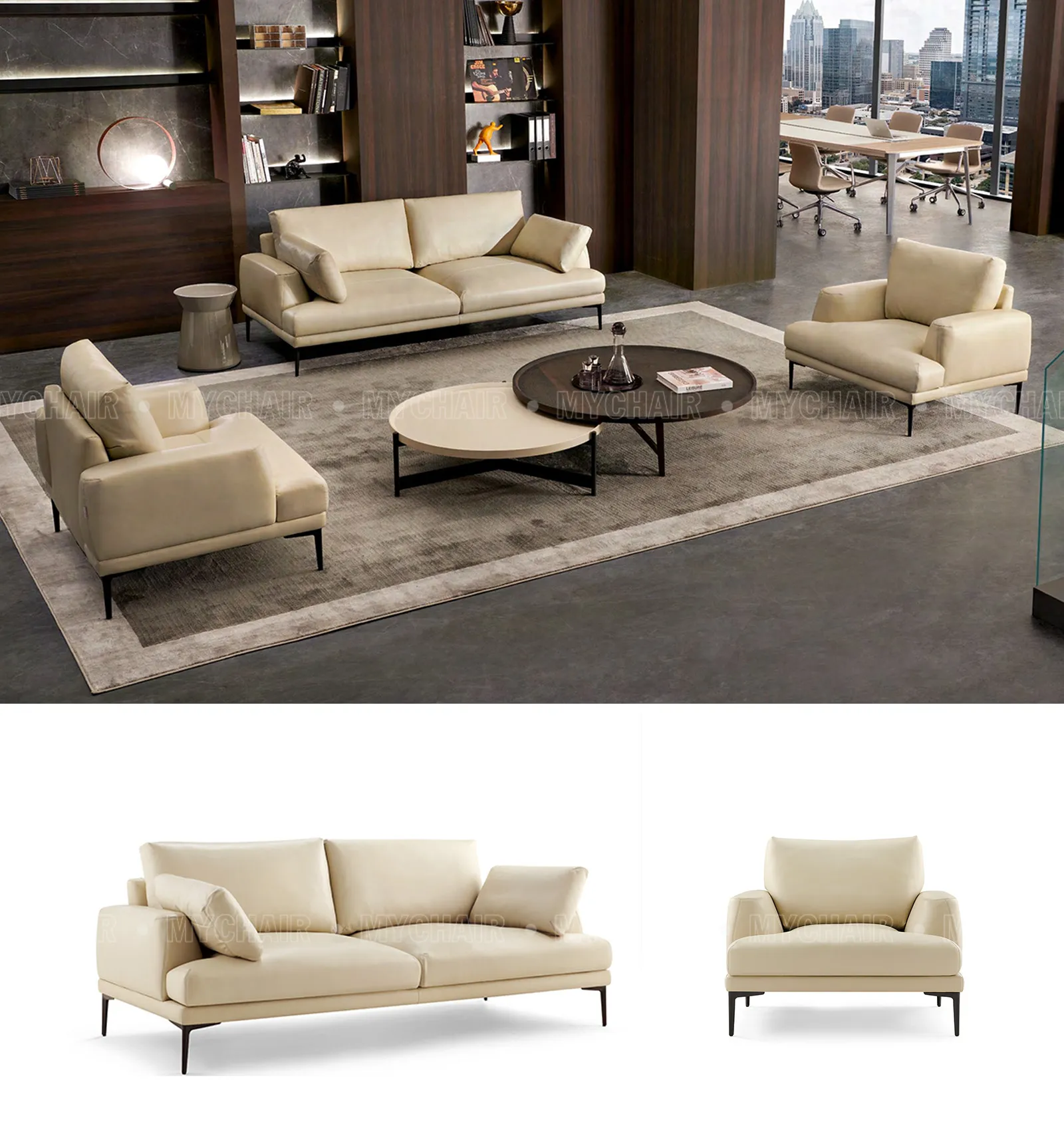 Bộ Sofa Da Cao Cấp Nhập Khẩu MyChair SF025
