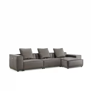 Sofa Da Cao Cấp Nhập Khẩu Góc MyChair SF030-3G