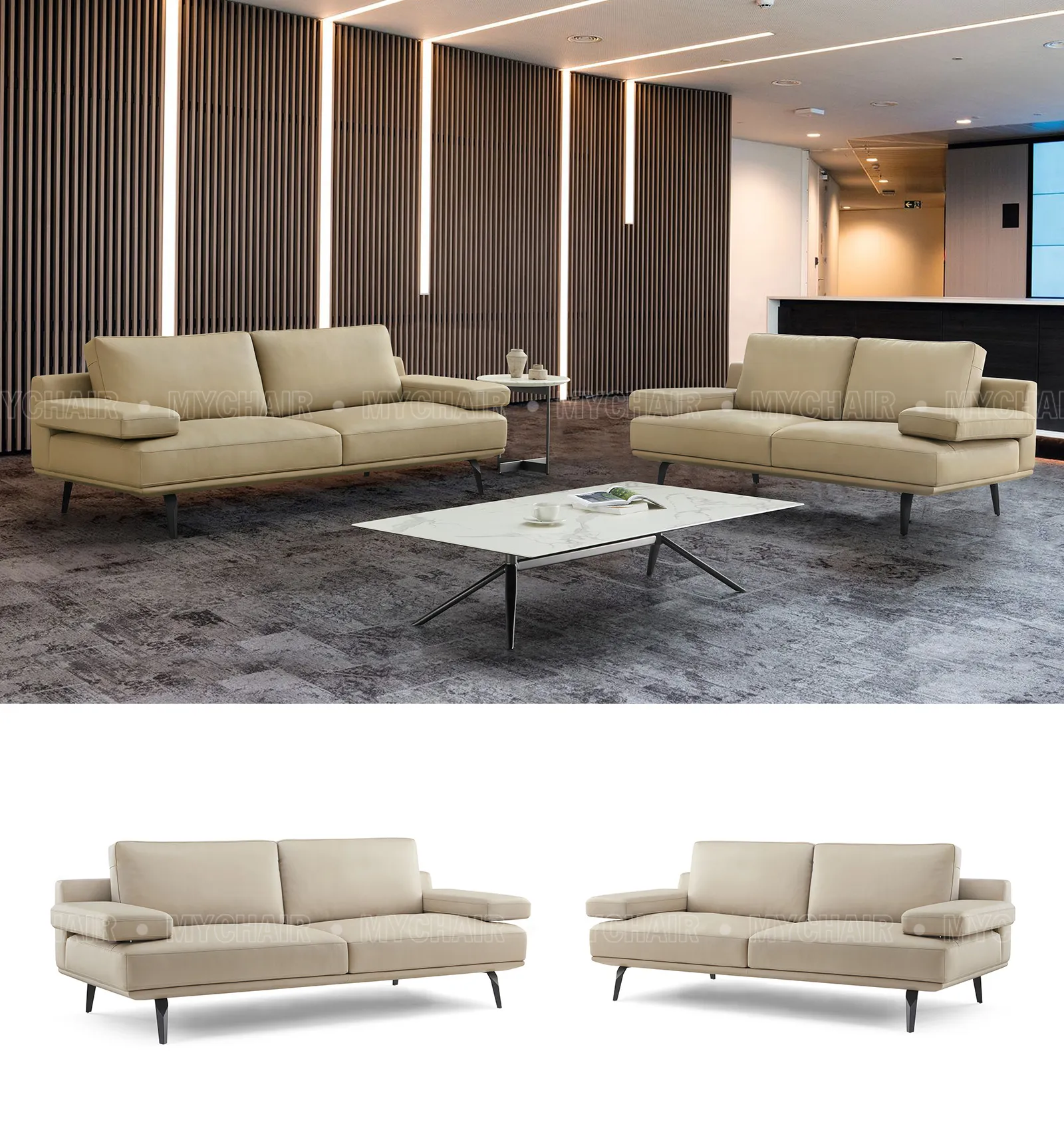 Bộ Sofa Da Cao Cấp Nhập Khẩu MyChair SF038