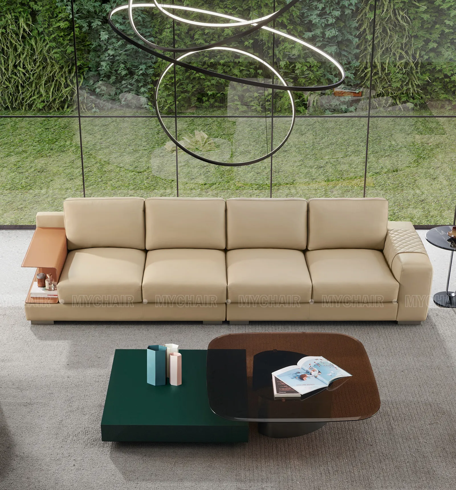 Sofa Da Cao Cấp Nhập Khẩu 4 Chỗ MyChair SF039A-4L/R