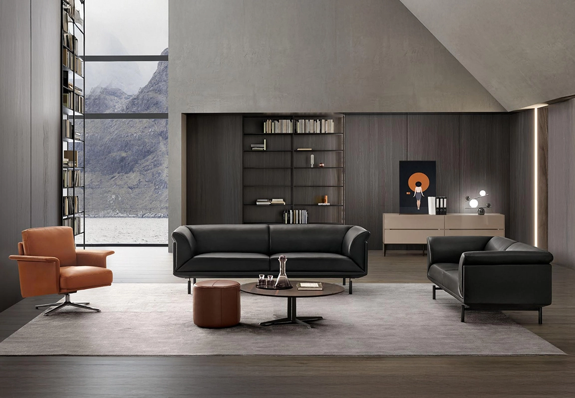 bộ sofa da sf034