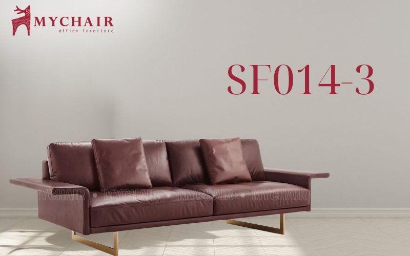 Sofa phòng chờ SF014-3 da bò Italy, đẳng cấp, sang trọng và bền lâu Sofa phòng chờ SF014-3 da bò Italy, đẳng cấp, sang trọng và bền lâu