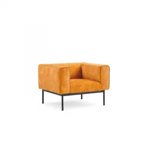 sofa 1 chỗ màu cam sf021