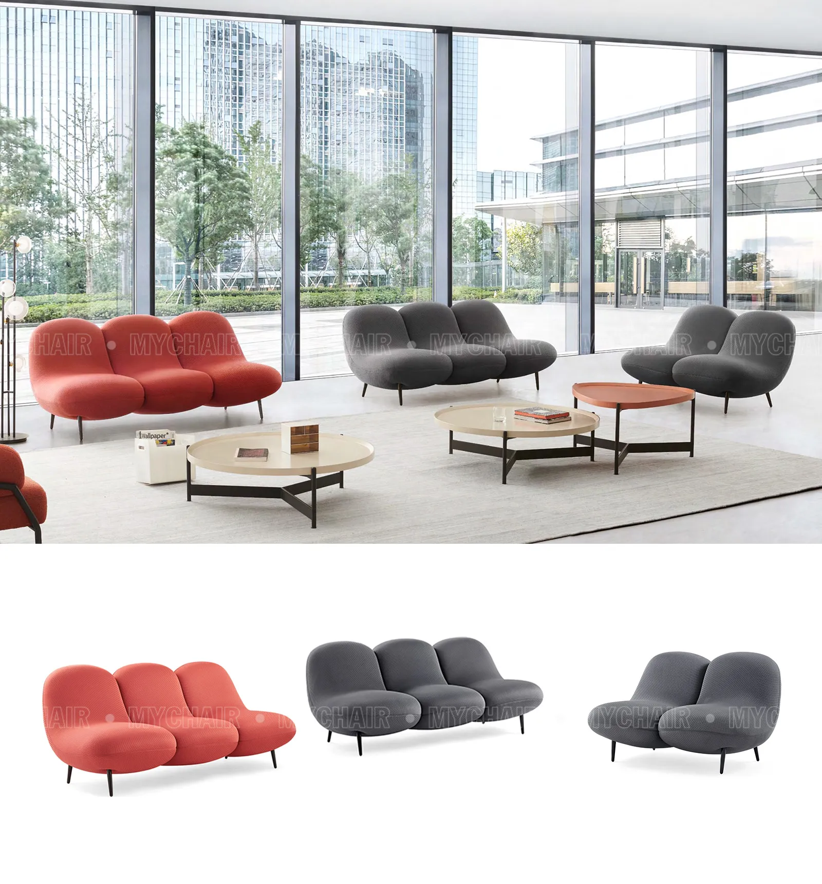 Bộ Sofa Vải Cao Cấp Nhập Khẩu MyChair SF802