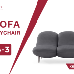 Sofa Vải Cao Cấp Nhập Khẩu 2 Chỗ MyChair SF802-2