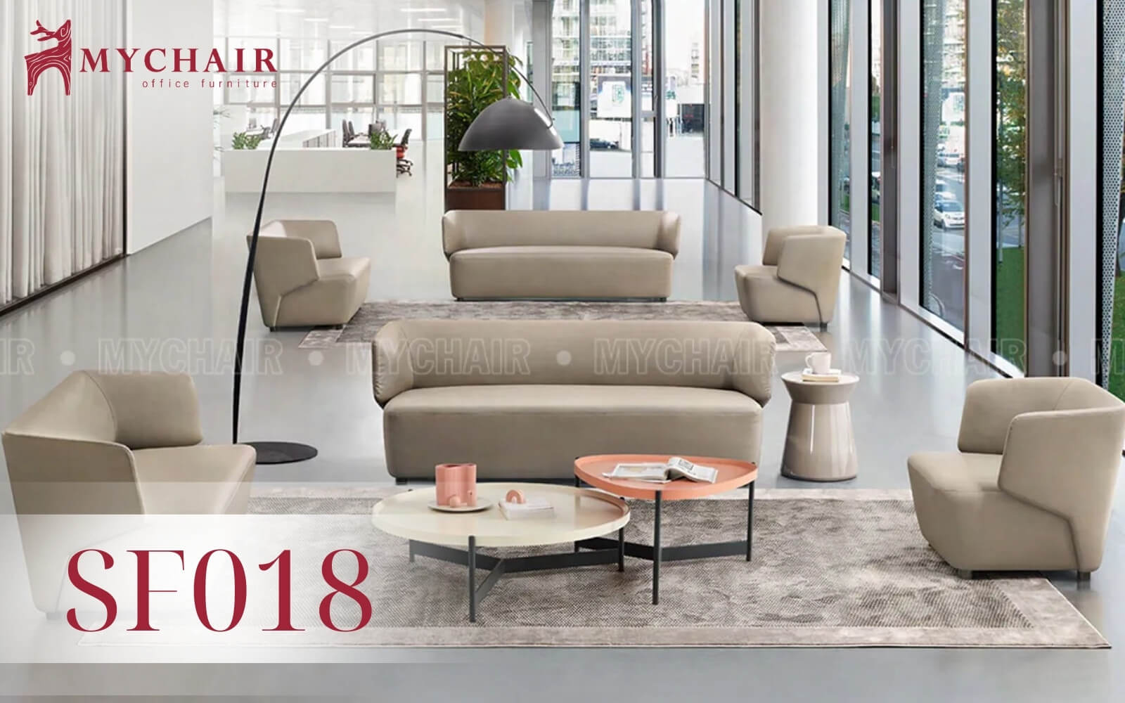 Sofa da cao cấp MyChair SF018 - lựa chọn hoàn hảo cho không gian tiếp khách