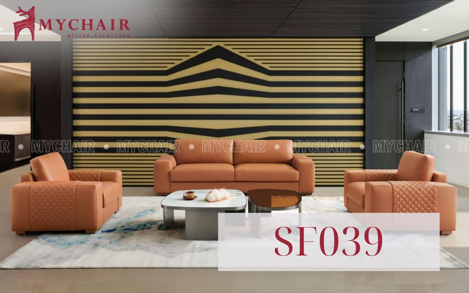 MyChair SF039 kết hợp tinh tế giới nét mềm mại và những đường nét vuông vức MyChair SF039 kết hợp tinh tế giới nét mềm mại và những đường nét vuông vức