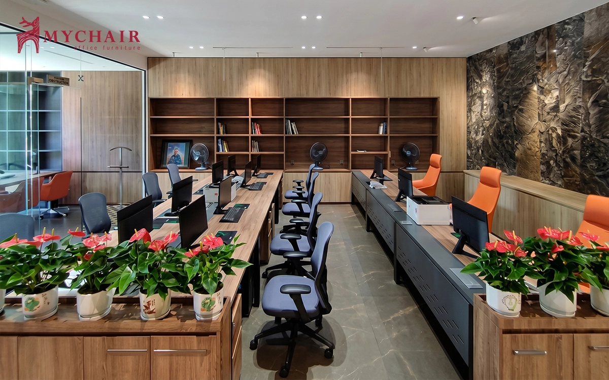 mychair cung cấp nội thất văn phòng cho công ty điện biên hoàng anh