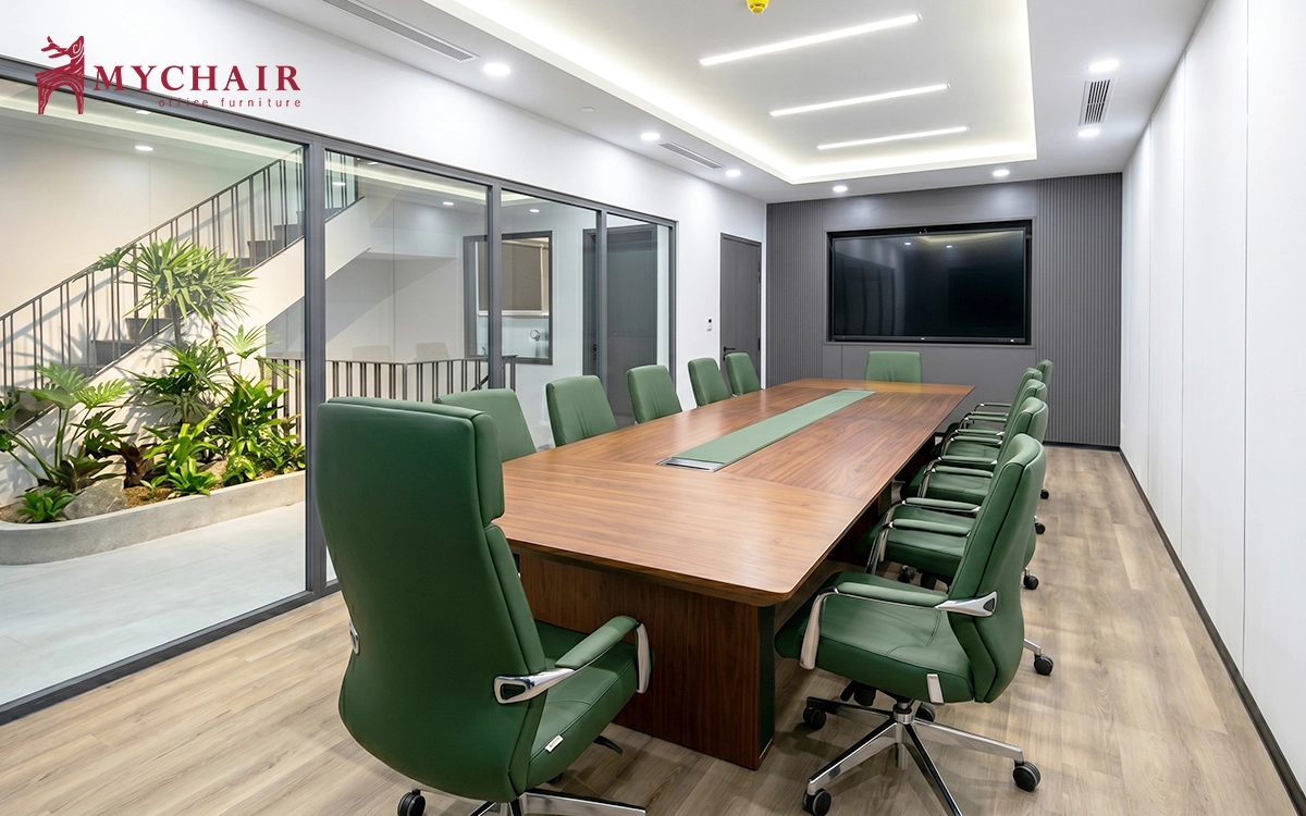 dự án cung cấp nội thất văn phòng cho công ty tân bình của mychair
