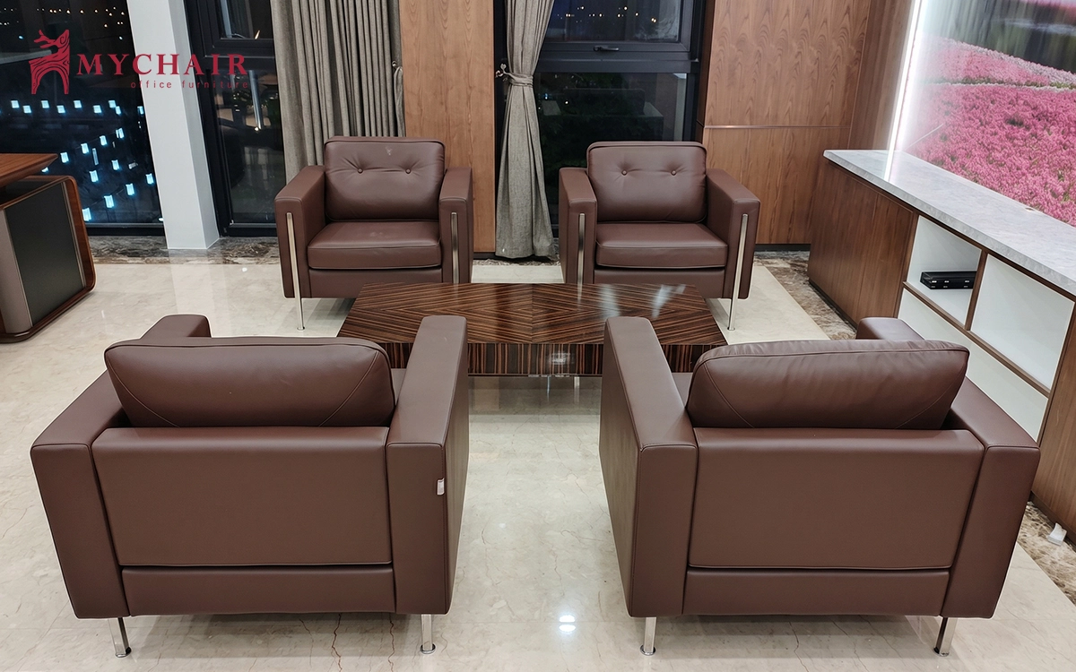 dự án nội thất phòng làm việc lãnh đạo tại Green I – Park