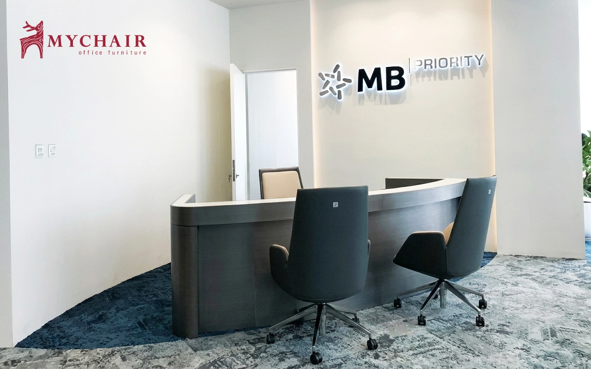 mychair cung cấp nội thất văn phòng cho mb bank