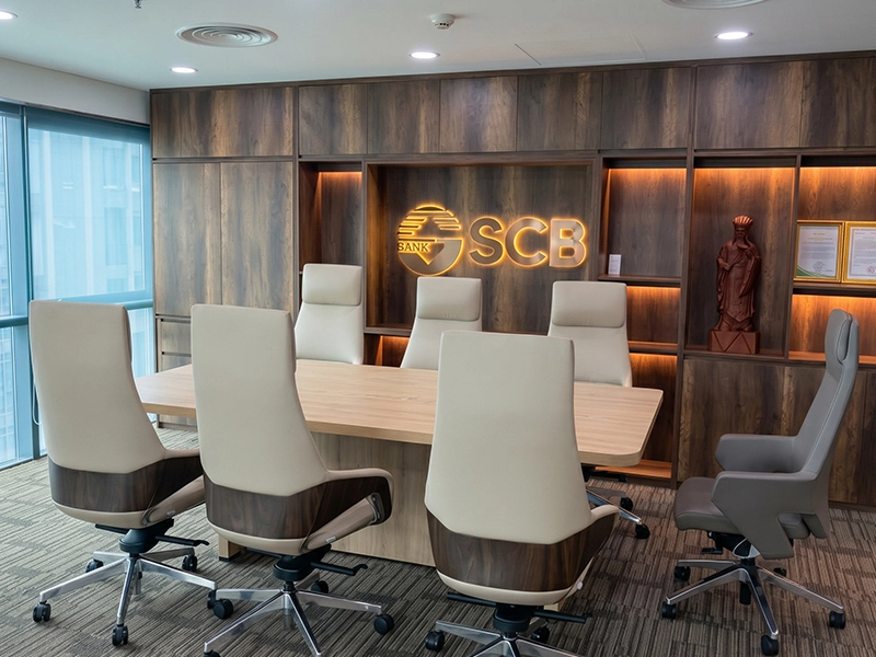 mychair cung cấp nội thất văn phòng cho ngân hàng SCB