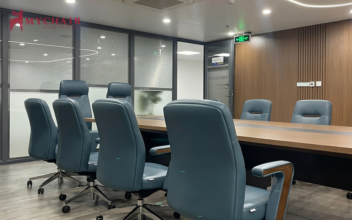 Thi công Dự án nội thất phòng họp cao cấp MED Group