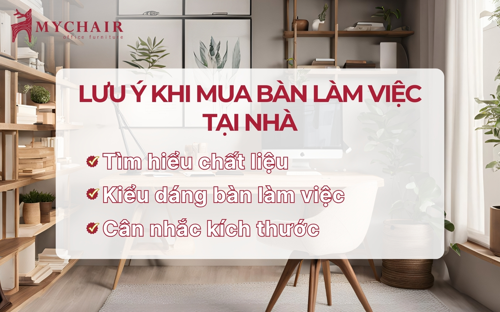 Những điều cần lưu ý khi mua bàn làm việc tại nhà giá rẻ