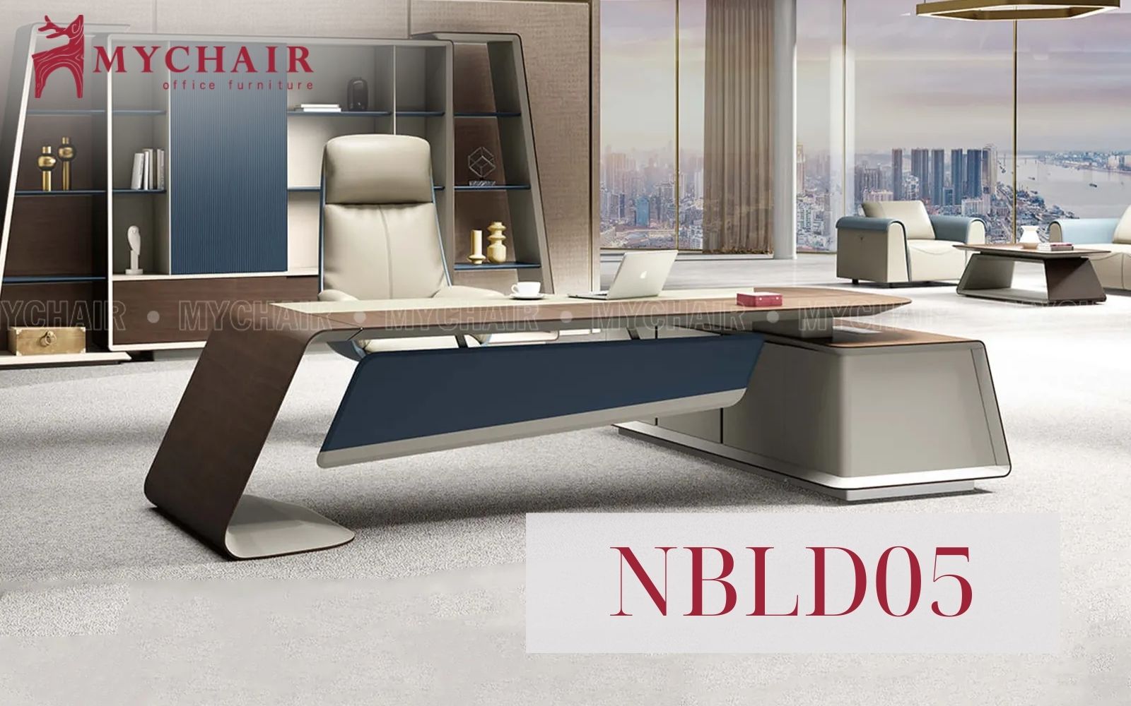 MyChair NBLD05 là bàn lãnh đạo với thiết kế độc đáo, khác biệt 
