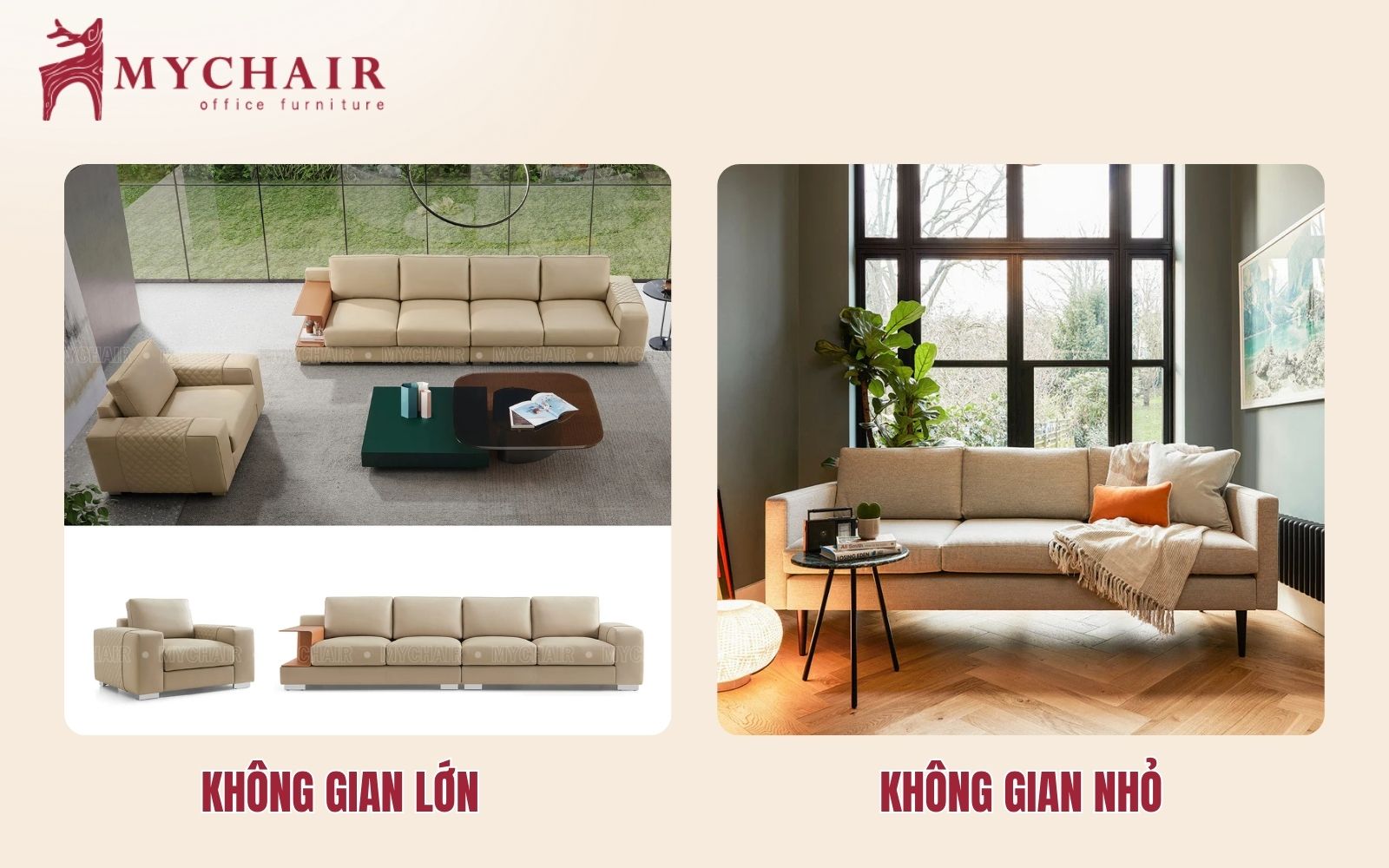 Cách kê sofa phòng khách chuẩn theo diện tích