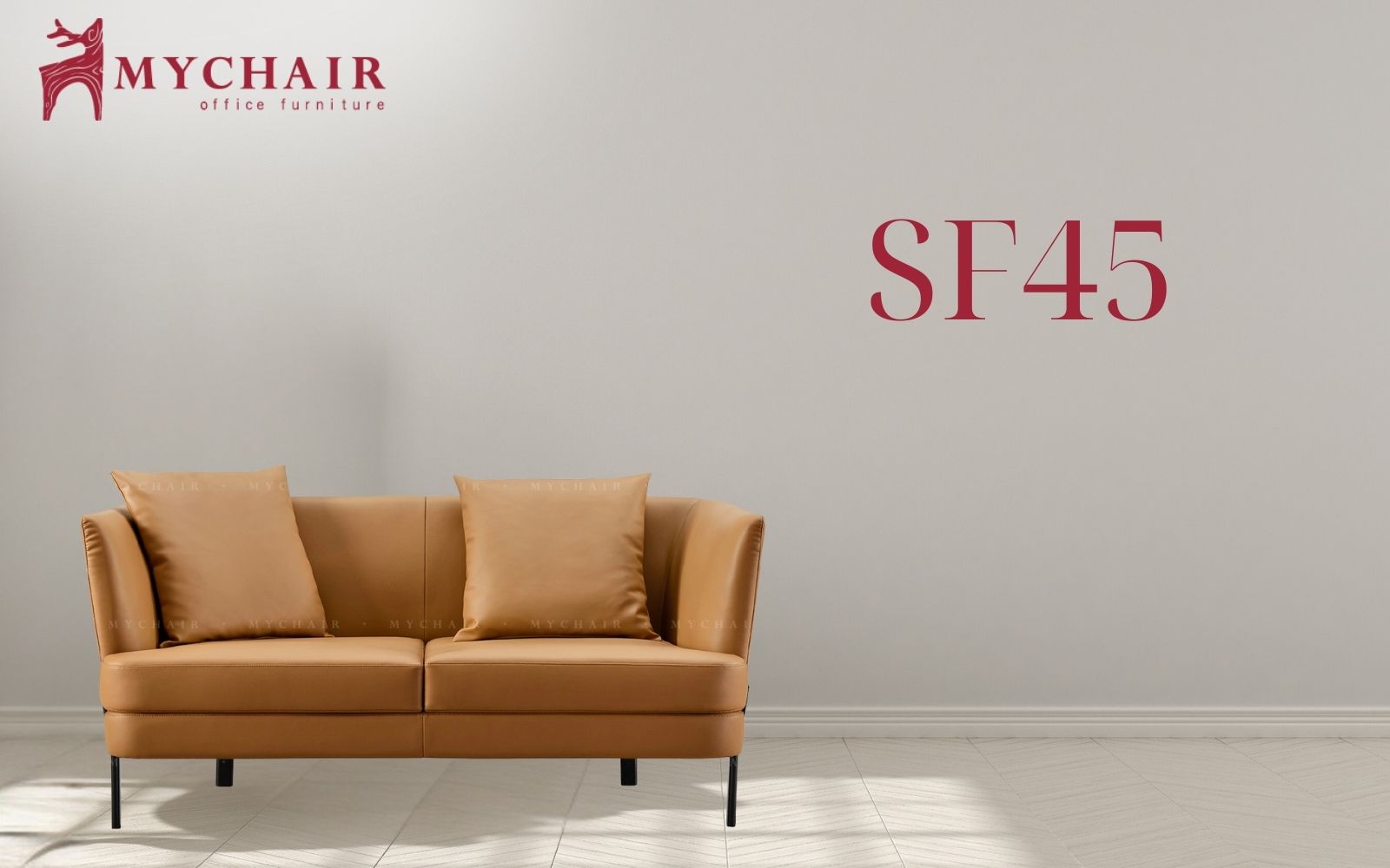 Ghế sofa SF45 cam tối giản, chất lượng cao, lựa chọn tuyệt vời cho căn hộ hiện đại Ghế sofa cam cao cấp MyChair SF45