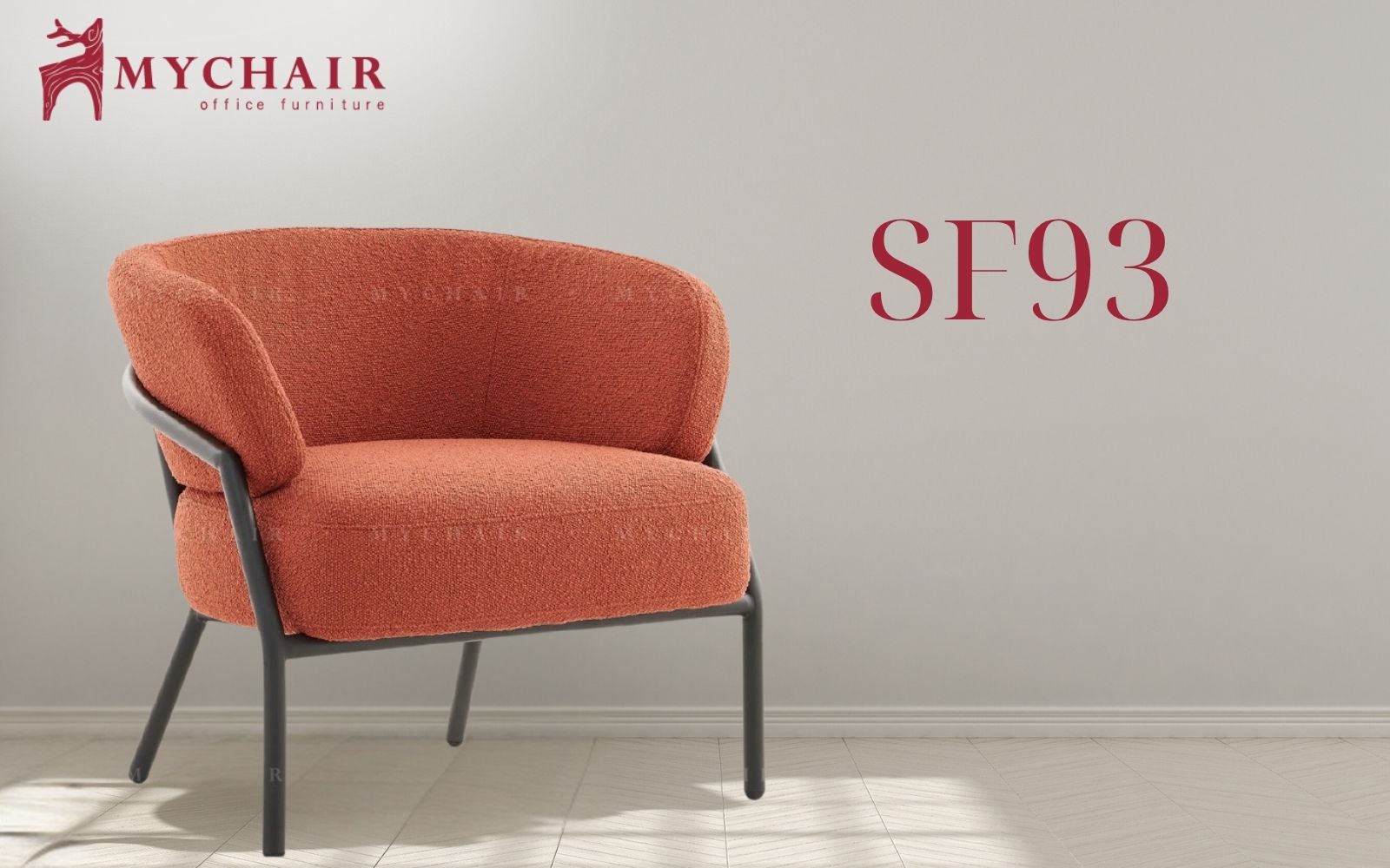 MyChair SF93 cuốn hút, tuyên ngôn cá tính mạnh mẽ cho không gian sống MyChair SF93 màu cam, nhỏ gọn