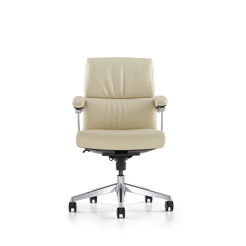 ghế trưởng phòng chân xoay 2467b màu kem