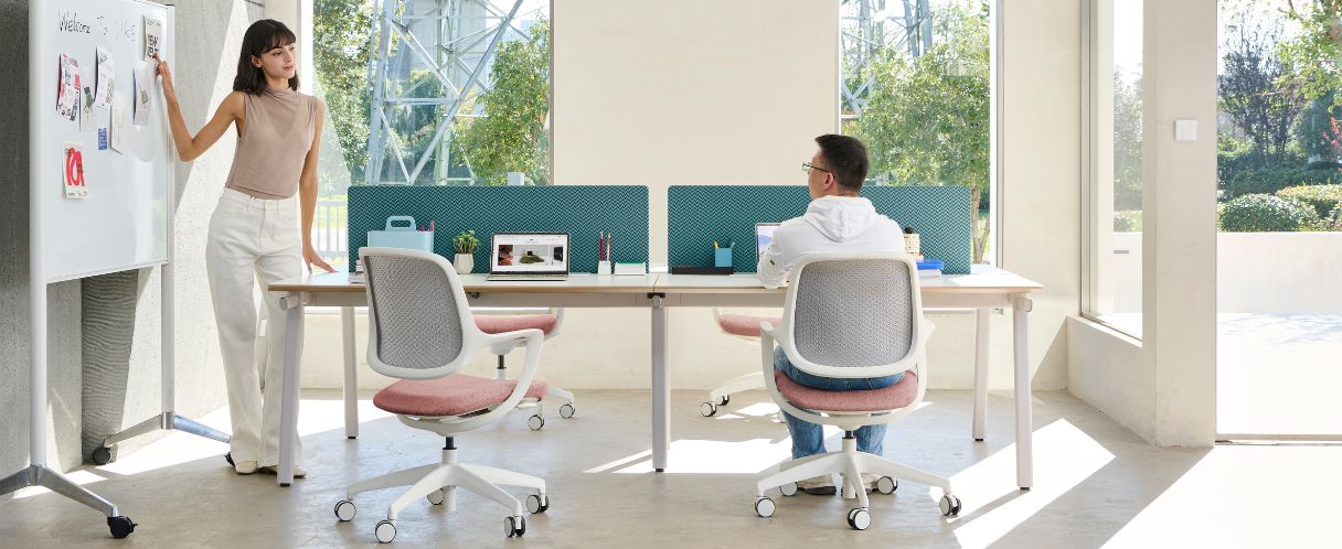 ghế xoay văn phòng lưới nỉ niro