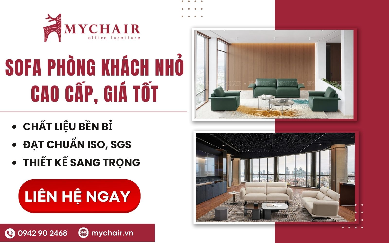 Mua ghế sofa phòng khách nhỏ gọn, giá tốt