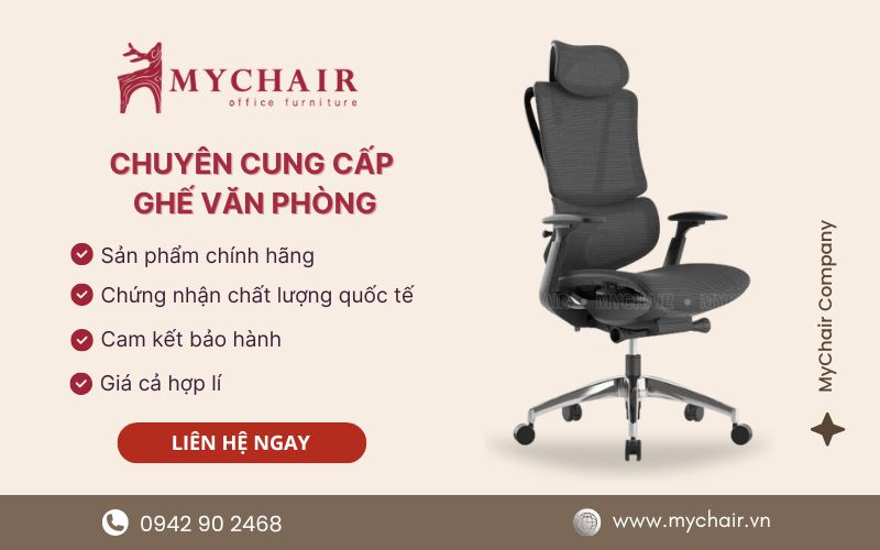 Nội thất MyChair cung cấp các dòng ghế văn phong theo tiêu chuẩn BIFMA