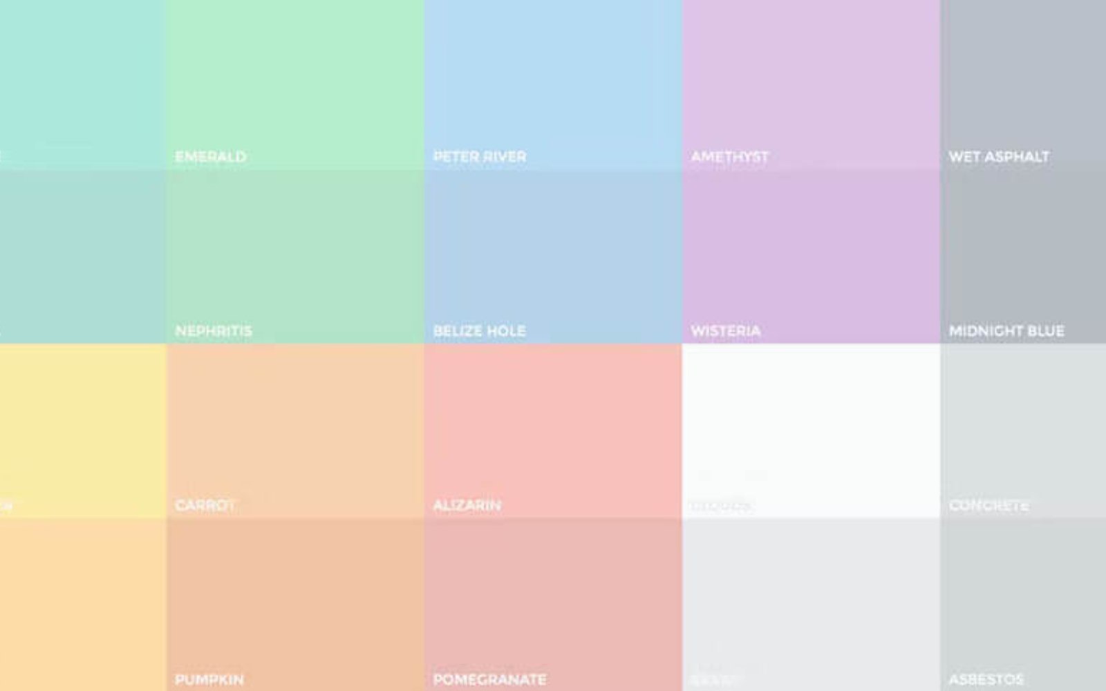 bảng màu sofa tone sáng