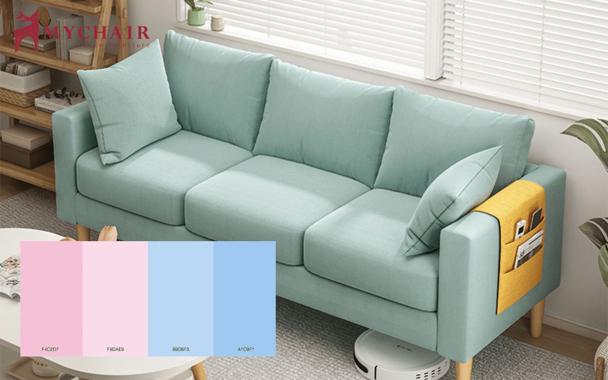 bảng màu sofa tone sáng