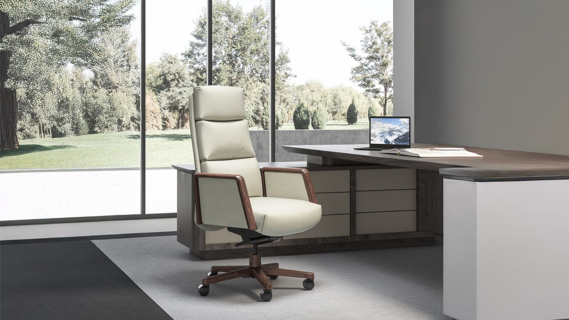 banner ghế giám đốc