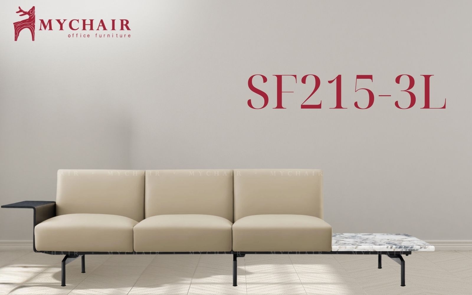 Bộ sofa da cao cấp nhập khẩu MyChair SF215-3L