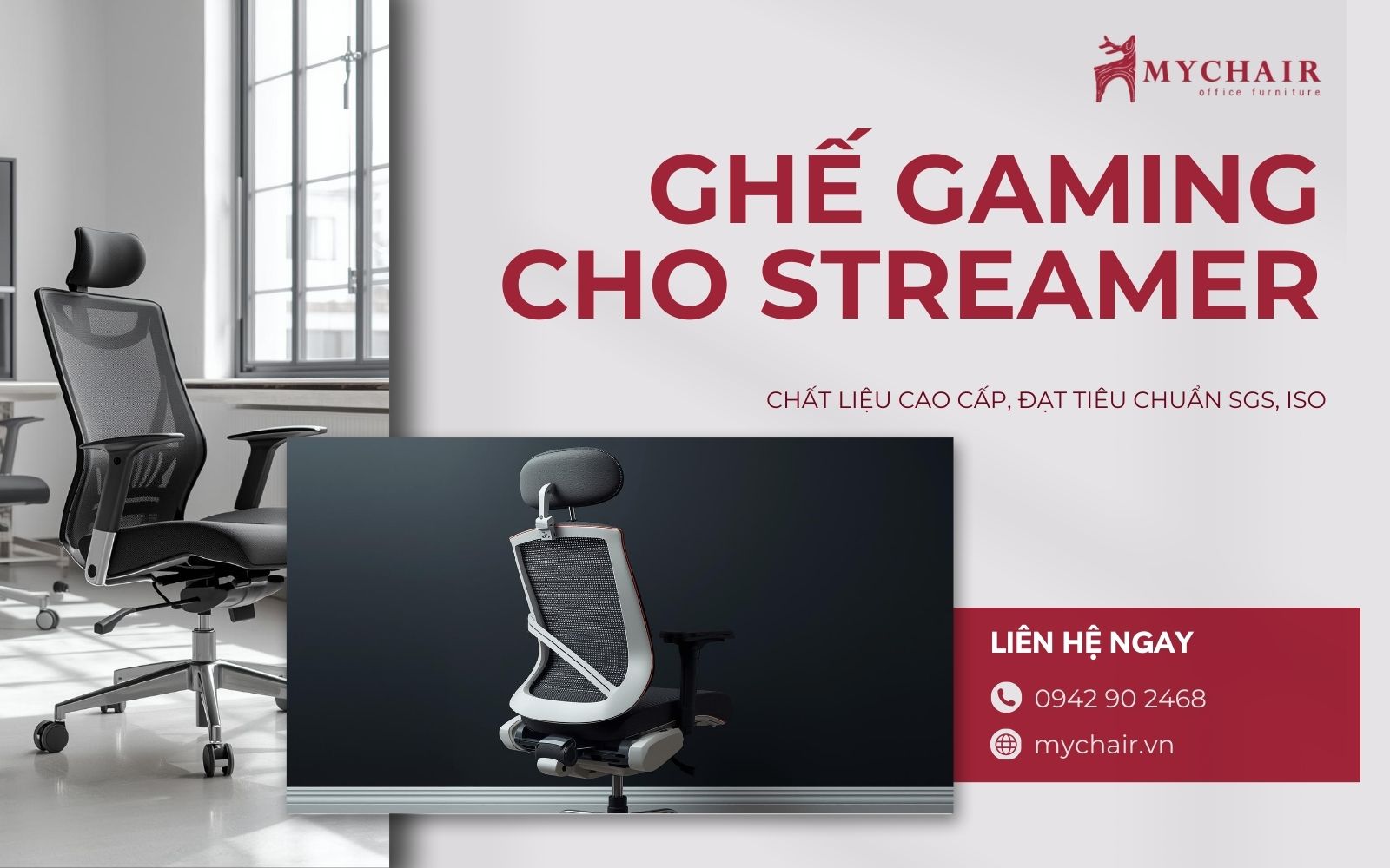 Mua ghế gaming streamer tốt tại MyChair