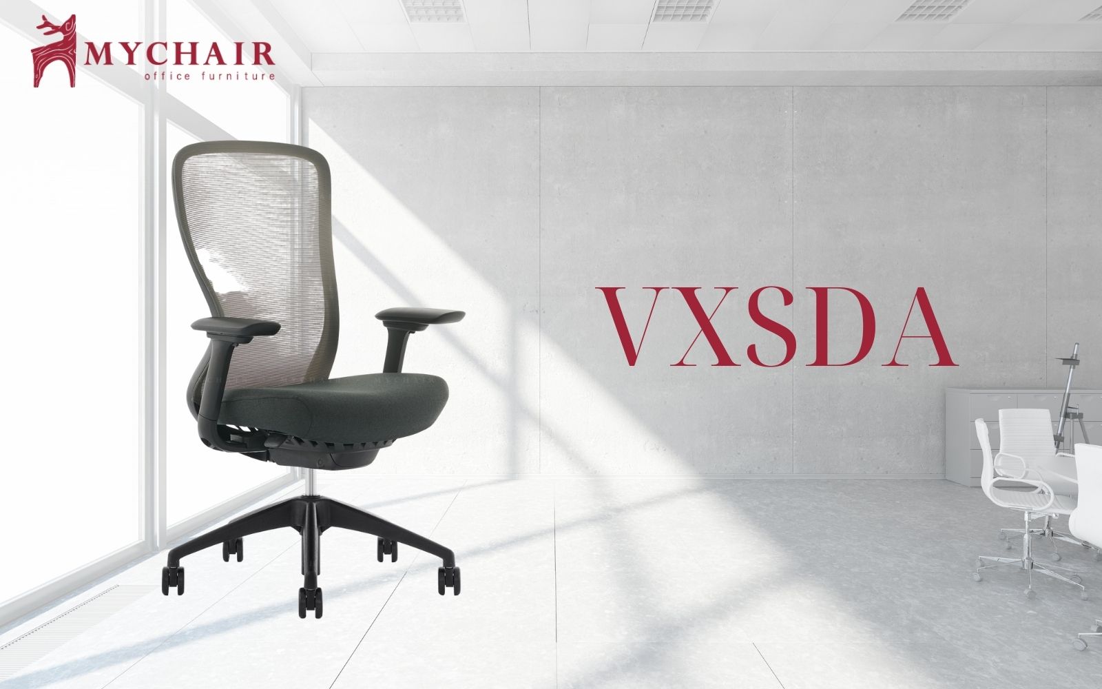 Ghế MyChair VXSDA có thiết kế công thái học giảm đau lưng hiệu quả