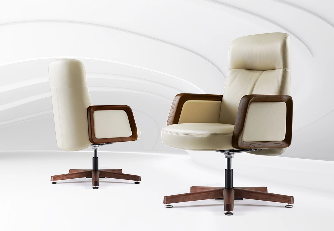 ghế da ph&ograve;ng họp 2560c