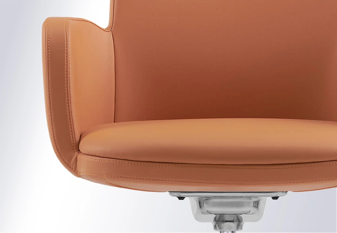 ghế ph&ograve;ng họp ch&acirc;n cố định 2512c