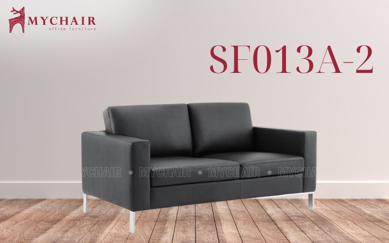 Ghế sofa đen MyChair SF013A-2 2 chỗ