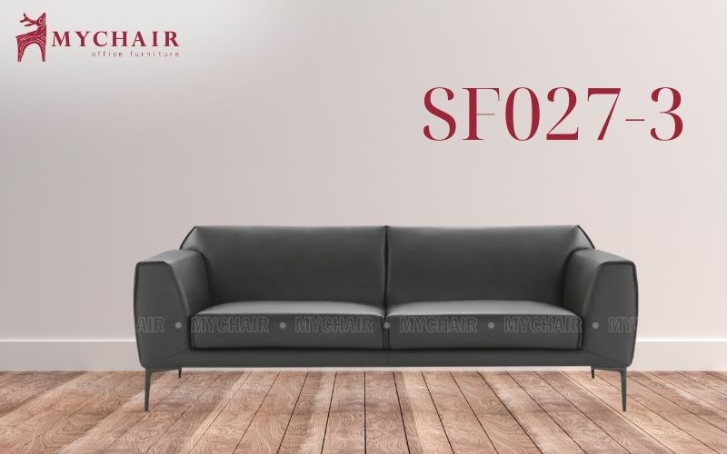 Ghế sofa đen 4 chỗ MyChair SF027-3