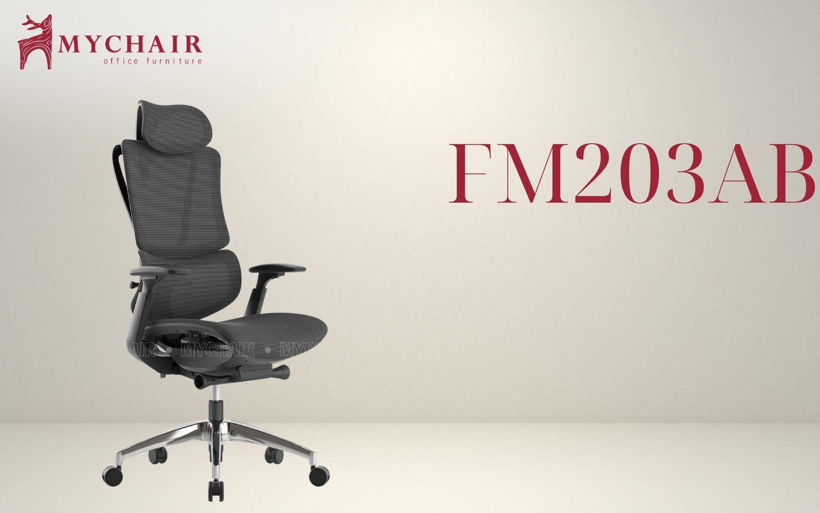 Ghế MyChair FM203AB văn phòng chống đau lưng