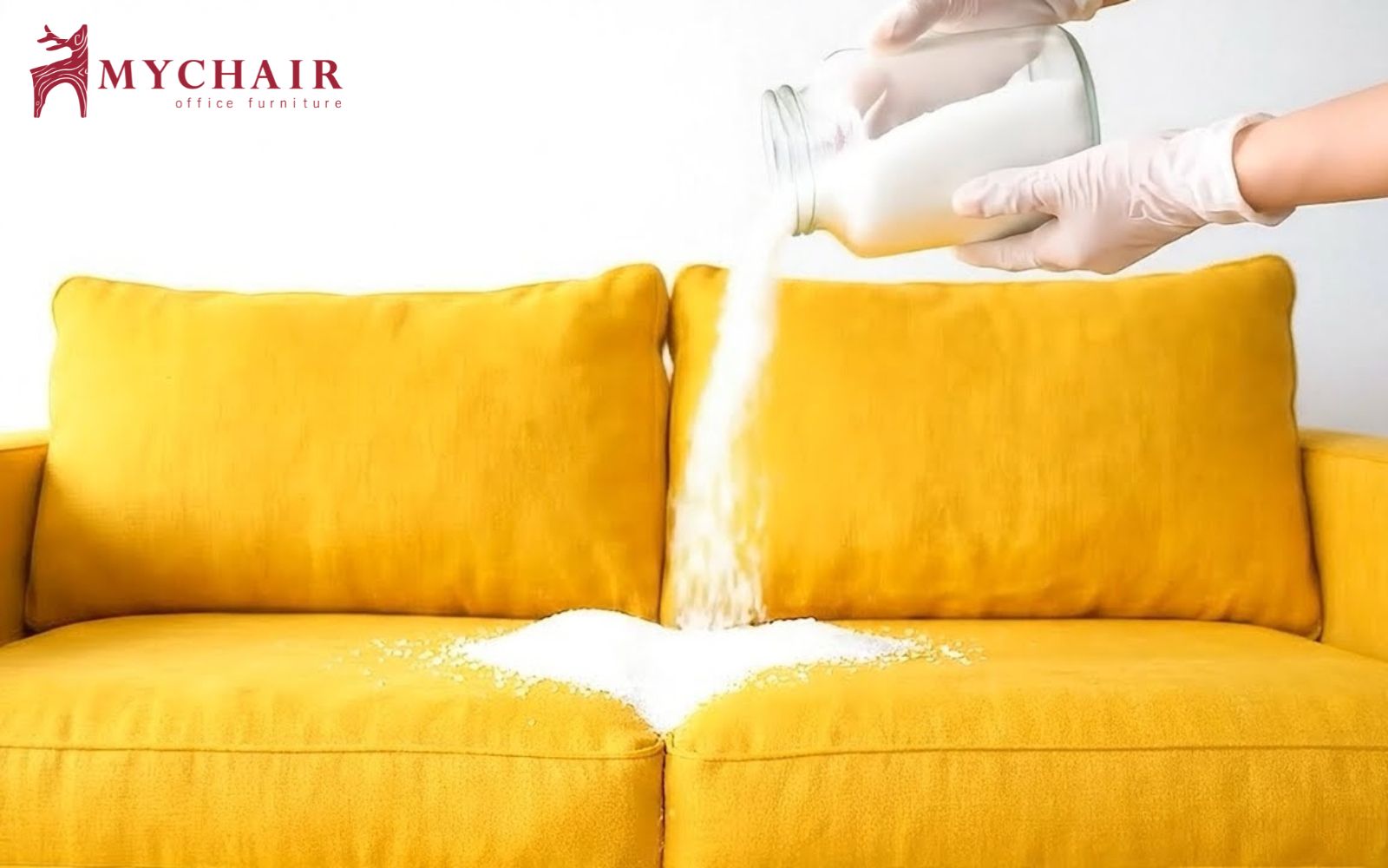 cách vệ sinh ghế sofa màu vàng