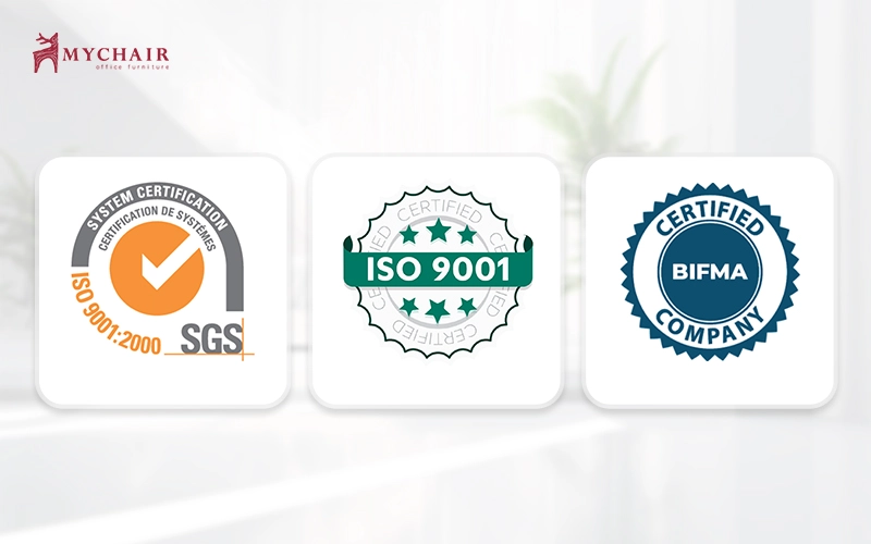 Ghế giám đốc MyChair đạt các tiêu chuẩn chất lượng chuẩn quốc tế Ghế giám đốc MyChair đạt các tiêu chuẩn chất lượng chuẩn quốc tế