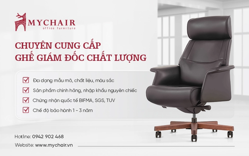 MyChair – Cửa hàng bán ghế giám đốc, ghế lãnh đạo nhập khẩu cao cấp tại Việt Nam MyChair chuyên bán ghế tổng giám đốc nhập khẩu chất lượng