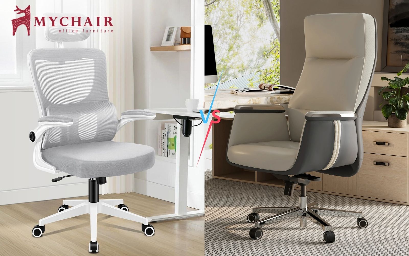 nên chọn ghế công thái học lưới hay da